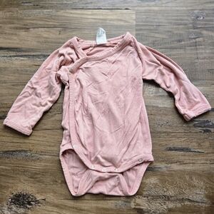 Kate Quinn Pink Layette Bamboo Bodysuit 3-6